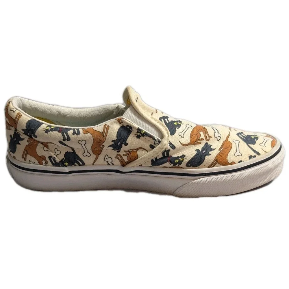 Vans The Simpsons Kids Shoes Slip On Family Pets Kids SZ 4.5